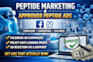 do peptide marketing, run approved peptide ads, peptide facebook ads,peptide