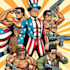 make illustration in american comic style
