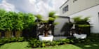 make a revit model and render, architect design,outdoor landscape 3dmax render