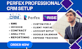 setup perfex crm custom crm module pipex clickup pipedrive copper rise saas crm