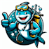 do make an awesome scuba diving mascot logo within two day design delivery