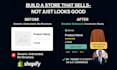create or redesign a high converting shopify store