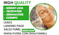 generate weight loss leads tirzepatide ozempic lipotrim semaglutide landing page