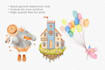 create custom watercolor illustrations for kids and baby products