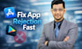fix app store and play store rejection issues fast
