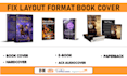 format edit layout your book cover for paperback,hardcover and acx