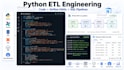 build python etl data pipelines for apis, sql and dashboards