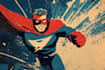 make drawing of super hero character
