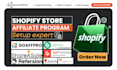 set up shopify store affiliate marketing program cj clickbank shareasale network