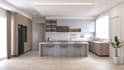 3d render your  livingroom, bedroom and kitchen design