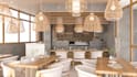 3d render your commercial space, kafe, bar, and restaurant