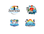 design excellent pool cleaning logo