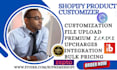 setup shopify product customizer zakeke  customily inkybay zepto easify variants