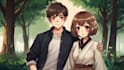 draw chibi couple illustration anime character art