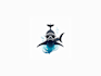 design outstanding angry shark logo with unlimited revision