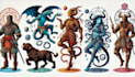 draw dnd character design
