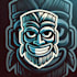 do modern style tiki mask mascot logo design service