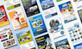 design a creative flyer, brochure, or marketing materials