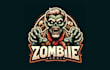 do unique vintage angry zombie logo with creative concepts