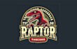 design unique vintage raptor logo with creative concepts