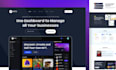 do design system, mobile app, website landing page and dashboard design