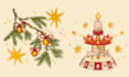 draw cute warm illustrations for stickers, clip art