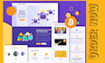 design a responsive memecoin or crypto token website with tokenomics and roadmap