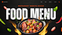 design food website catering website cafe bakery website