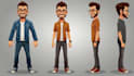 create cartoon character or avatar in vectors