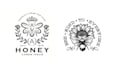 create hand drawn bee logo