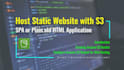 host your stastic website on the amazon s3 bucket