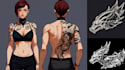 create an old school tattoo design