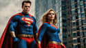 draw superhero couple portrait art