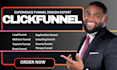 redesign sales funnel on clickfunnels, gohighlevel, systeme io, kajabi, or wix