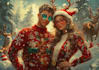 make an awesome christmas couple portrait