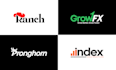 create a minimalist logo with copyrights