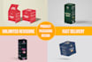 design custom packaging, amazon box, pouch, and label for your product