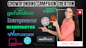 create setup promote your crowdfunding campaign on kickstarter indiegogo patreon