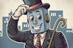 create retro vintage mascot cartoon illustration