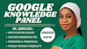 create and verified a google knowledge panel for personal and business use