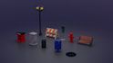 make 3d assets and props for unity and unreal