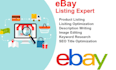 do ebay listing, ebay product listing, ebay SEO optimized, ebay lister