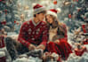 do a wonderful christmas couple portrait