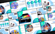 develop professional presentation slides and graphic design projects