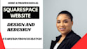 design and create a squarespace website SEO