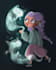 horror children book illustration