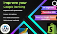do complete technical seo services, website optimization,google search console