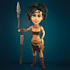 a high quality 3d game character for your project