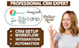 setup workbooks twiliofex lead squared one crm drip honeybook funnelcrm acton va