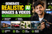generate realistic ai images and videos for commercial purposes